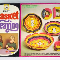 Vintage Easy Basket Weaving Craft Kit