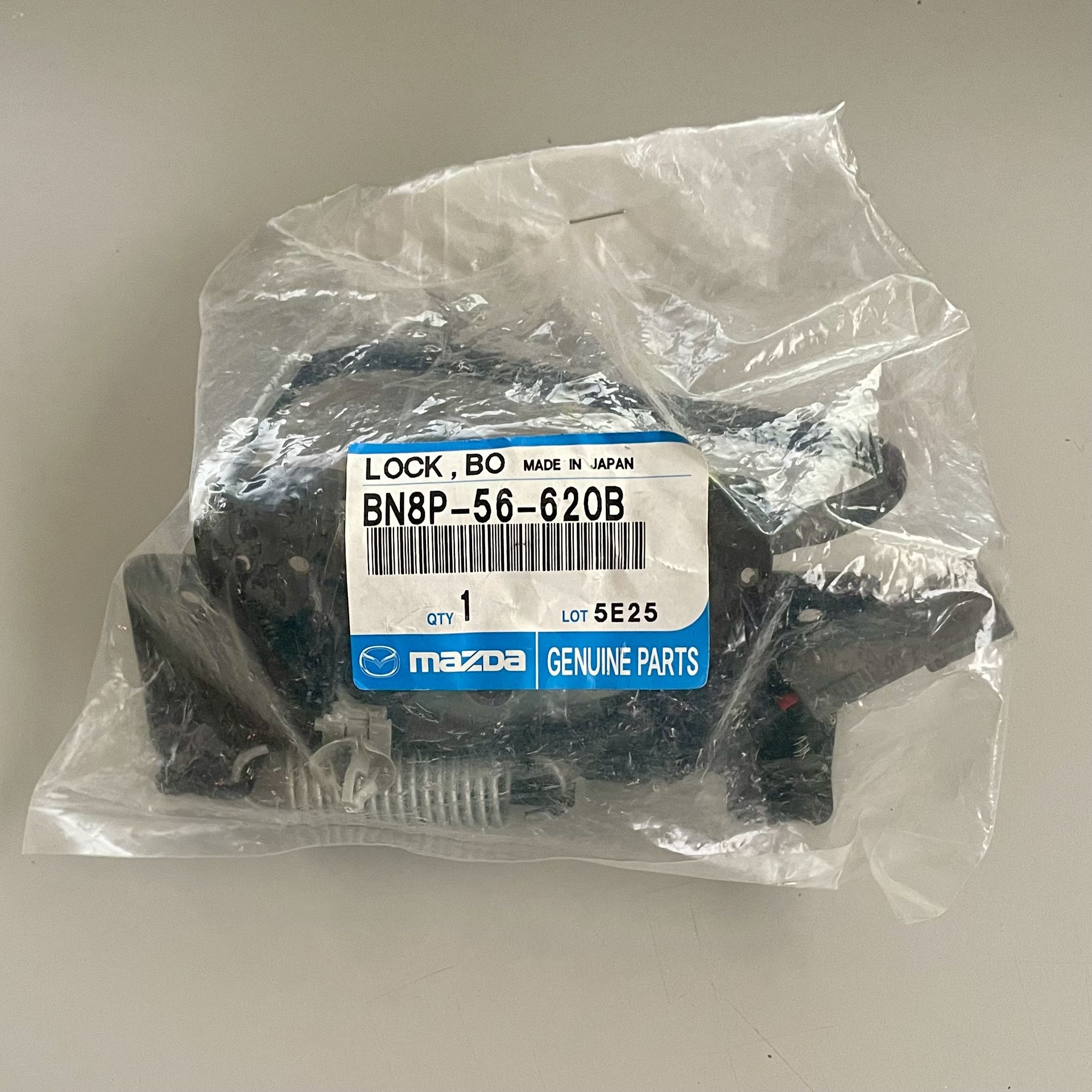 2004-2009 MAZDA 3 HOOD LOCK, Lock Assembly, NEW GENUINE OEM PART, PART NUMBER BN8P56620B