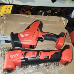 Firm Price 🛑 Milwaukee M18 Regular Hacksaw & Multitool. New. Tool-Only. Precio Firme 🛑 