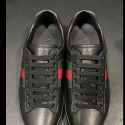 Gucci Men's Ace Leather black