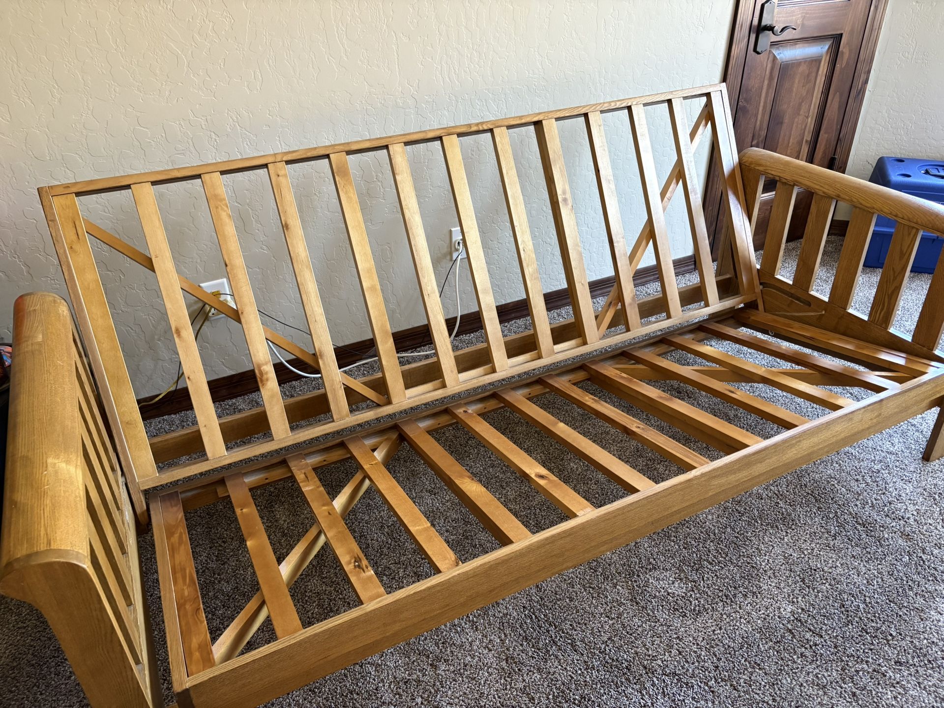 Futon Solid Wood Sleigh Bed