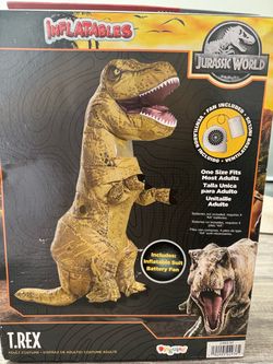 Jurassic World Inflatable T-Rex Adult Costume