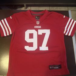 Nick Bosa Kids Jersey Size L “KIDS” 97 SF 49ers Red