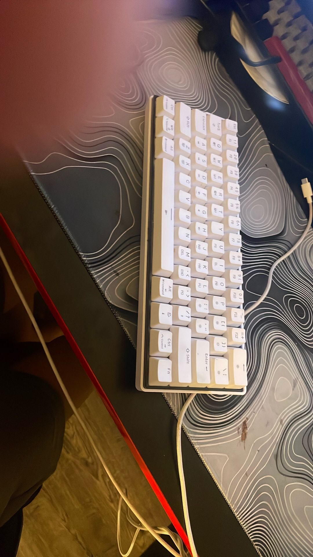 60 Percent Gaming Keyboard Red Switch’s No Box