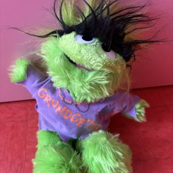 Sesame Street Grundgetta Stuffed Plush Applause 1994 Oscar’s Girlfriend