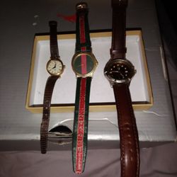 3 Antique Designer Watches
