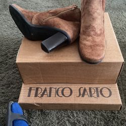 Brown Suede Boots