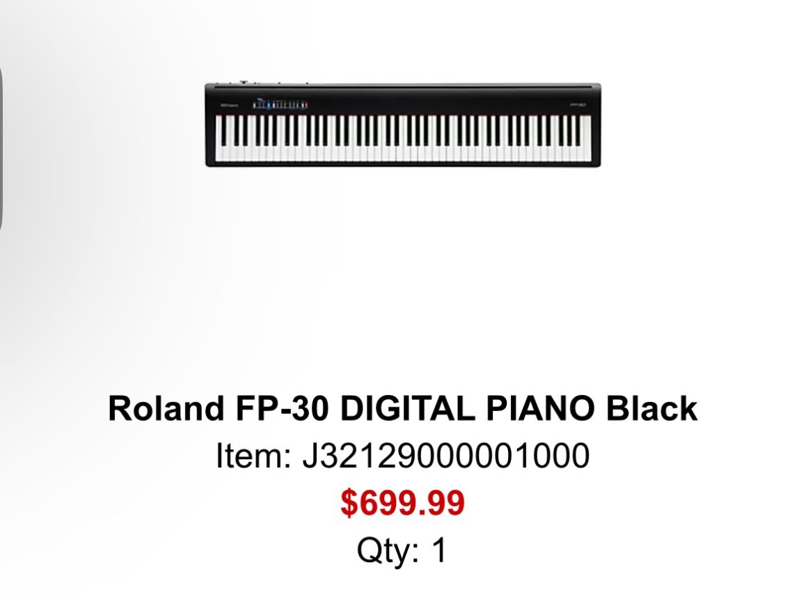 Roland FP-30 Keyboard
