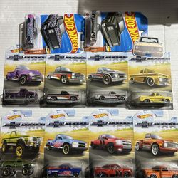 Hotwheels Chevy Truck Set 
