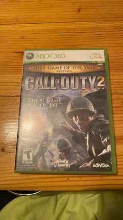 Call of Duty 2 Game of the Year Edition Xbox 360