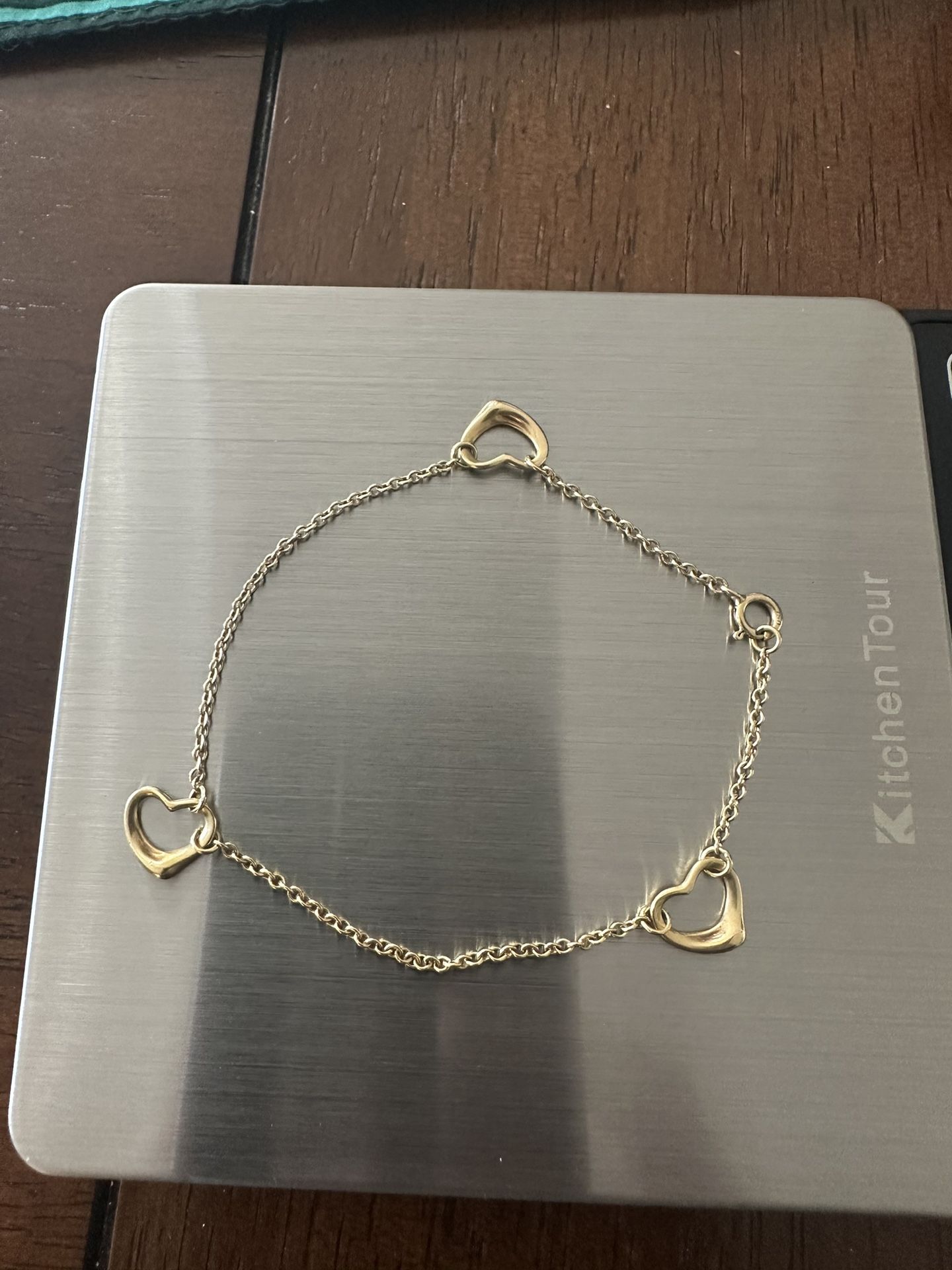 Tiffany & Co. 18k Elsa Peretti Open Heart Bracelet