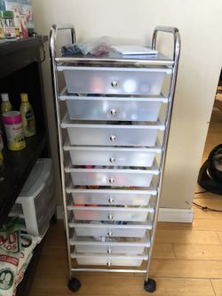 10 Drawers Storage Cart