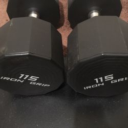 Iron Grip 115 Dumbbells 