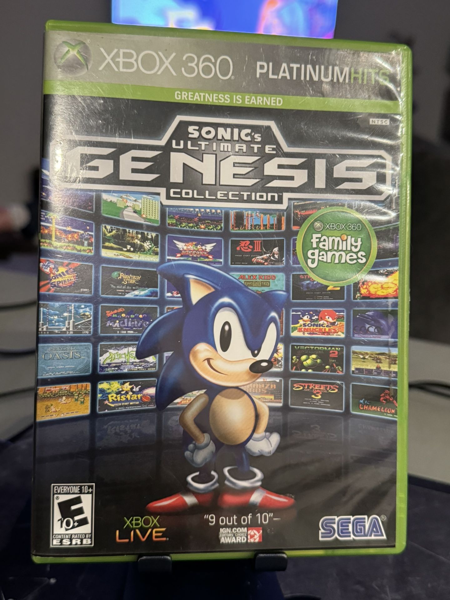 Sonic's Ultimate Genesis Collection (Microsoft Xbox 360, 2009) Complete CIB Tested!