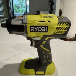 Ryobi P261 18v 1/2” Cordless Impact Wrench 3 Speed. Tool Only