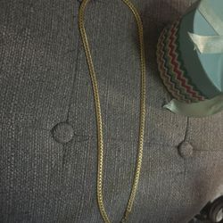 24” 18k Gold Men 4mm Chain New 
