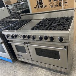 Viking Professional 48” Range Stove Dual Fuel 