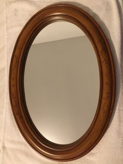 Beautiful wooden mirror