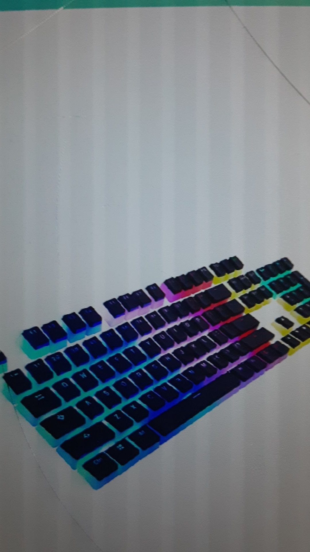 Havit keycaps 60 87 104 double shot backlit PBT Pudding Keycap Set with puller for DIY Cherry MX RGB Mechanical keyboard (black)