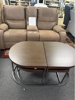 Reclining & Glider Love seat on Clearance