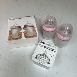 Comotomo Comotomo Baby Bottle Double Pack, 8oz