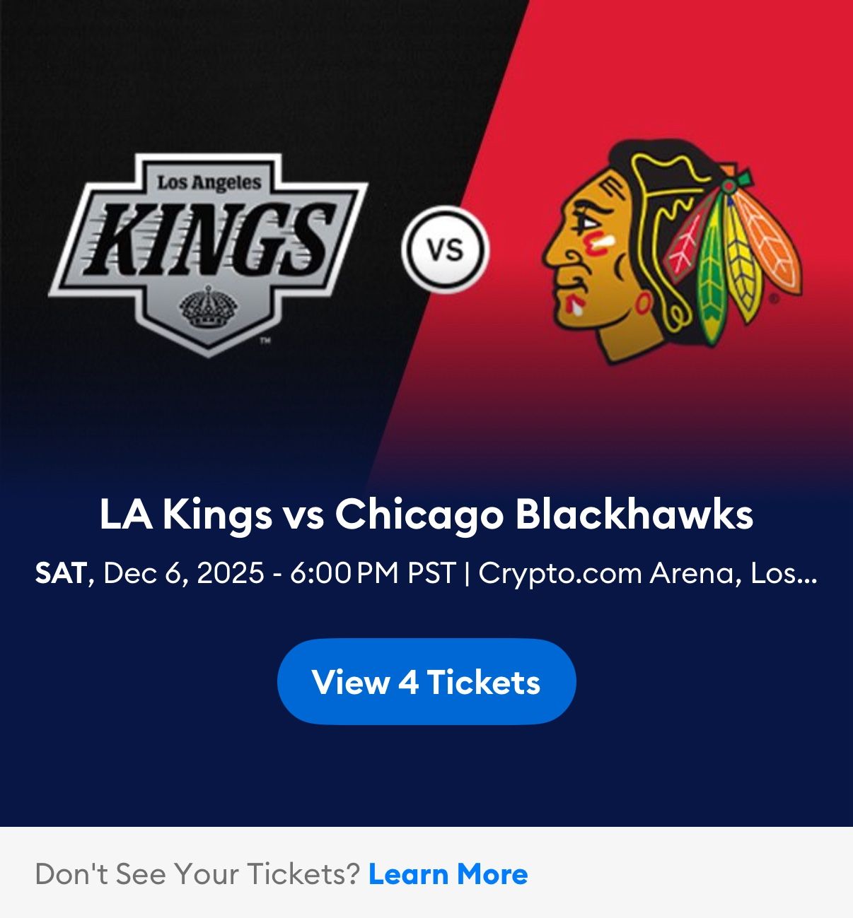 Kings Tickets Tonight