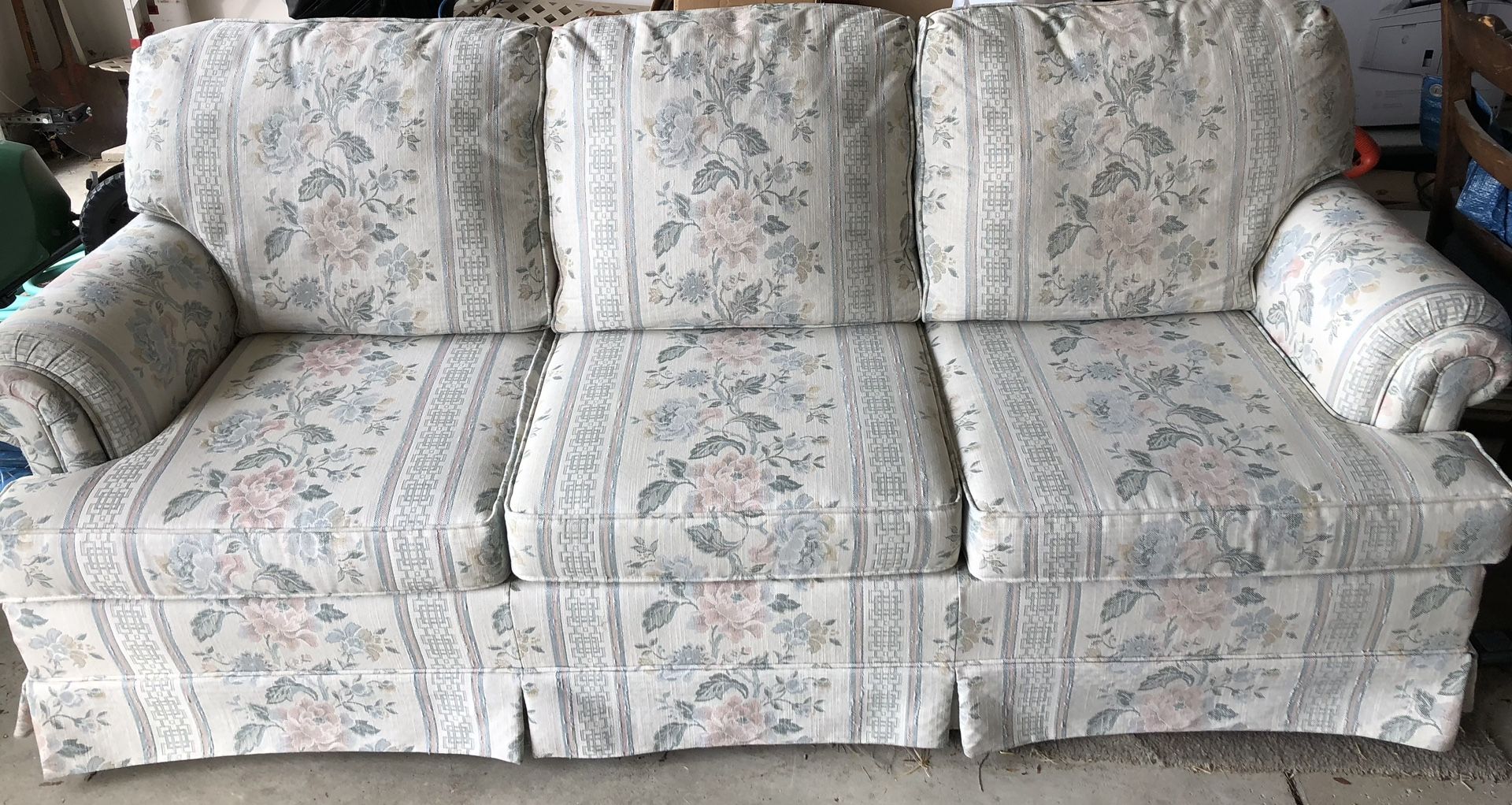 Flex steel Sofa and Matching Loveseat