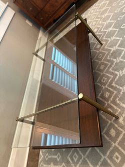 West Elm Mid-Century Art Display Coffee Table - used