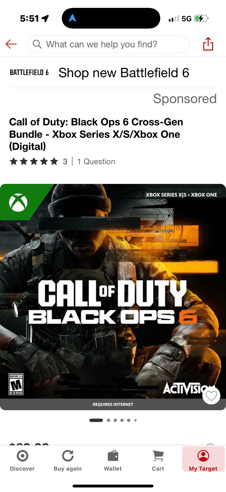 Digital CALL of DUTY BLACK OPS 6- Cross-Gen - Bundle Xbox Series X/S/ Xbox  One Digital 