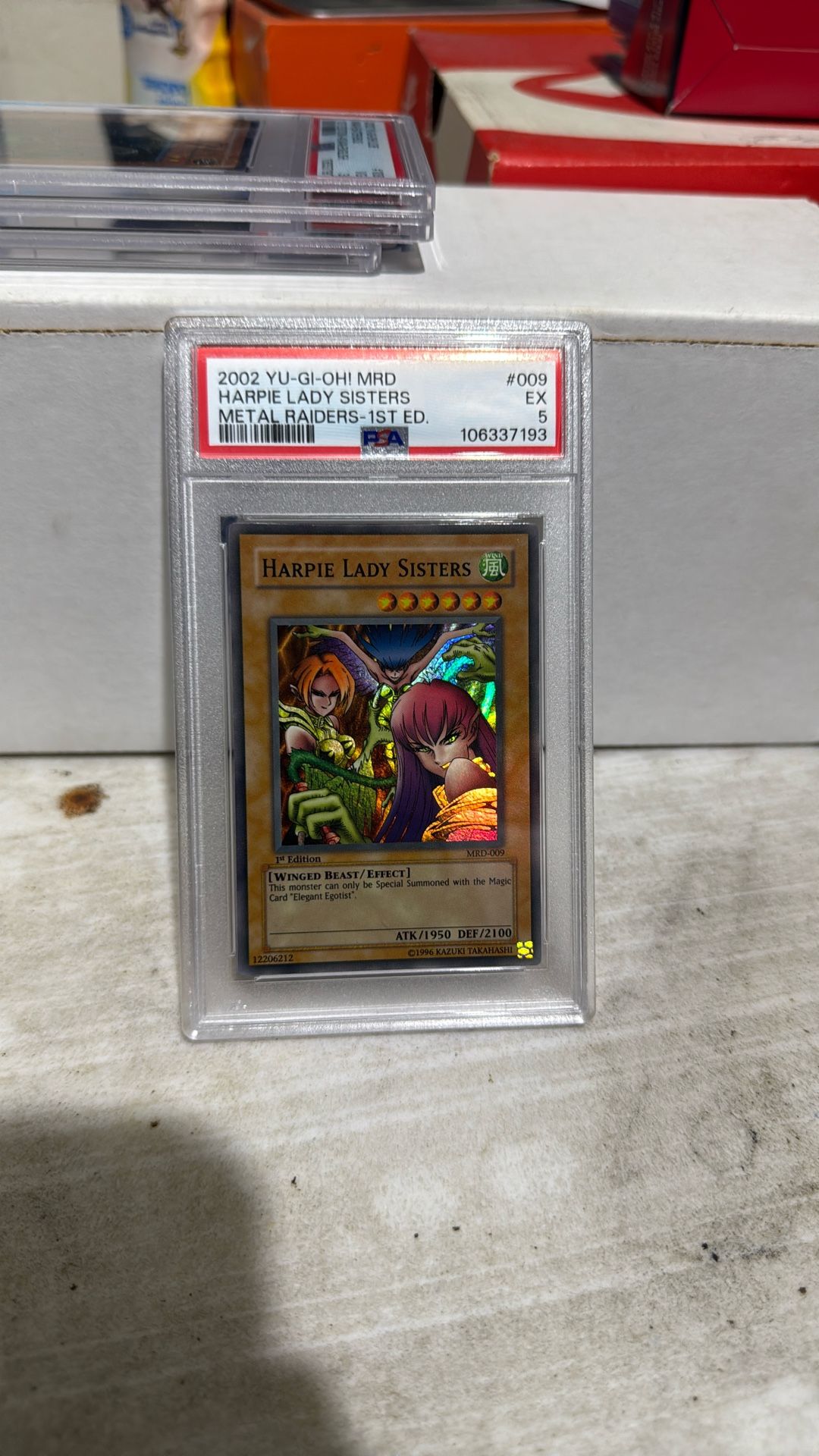 Yugioh Harpies Ladies Sisters PSA 5