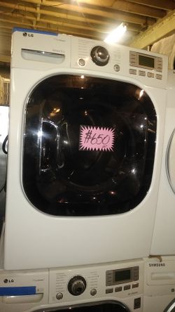 LG front load washer and dryer set in excellent condition