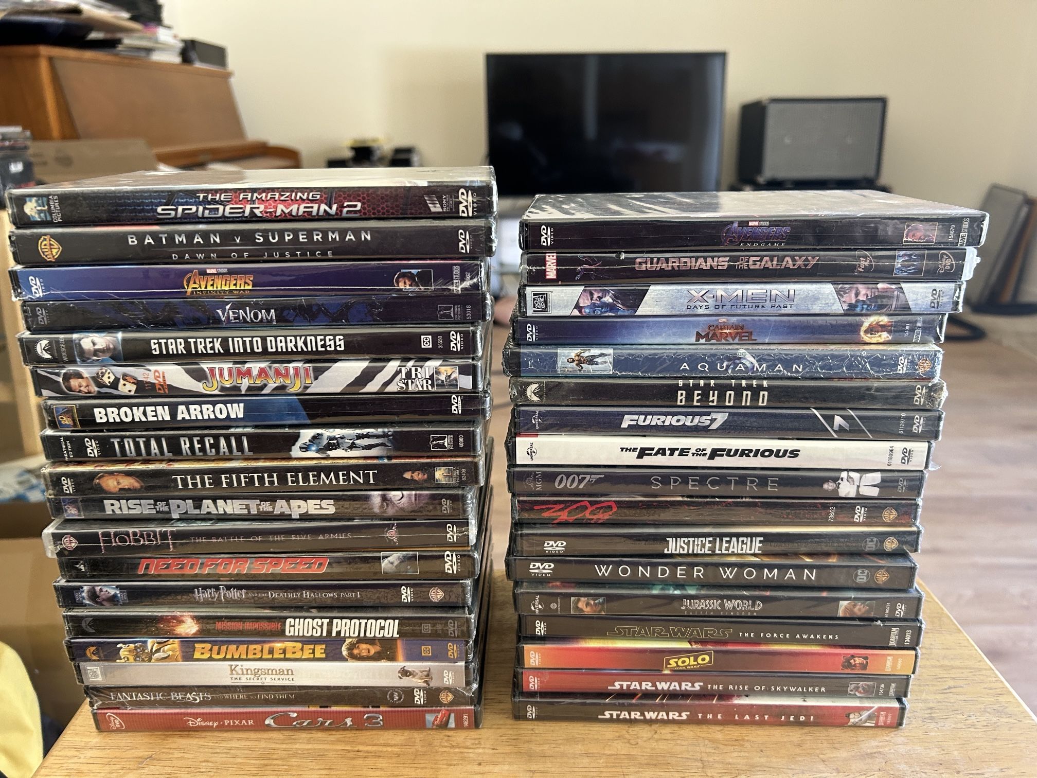 Sealed DVDs 35 Titles Action And Adventure! $8 Each $250 Total Or Make Offer ?