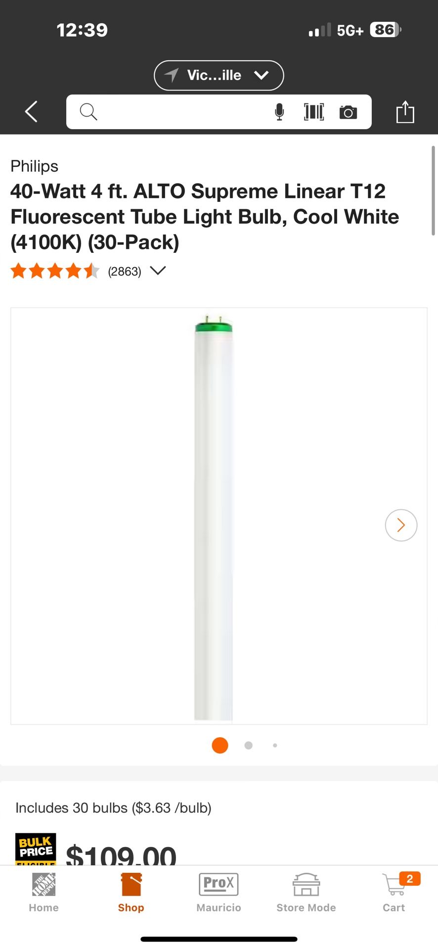 30 pack new box Philips 40 Watt 4 ft. ALTO Supreme Linear T12 Fluorescent Tube Light Bulb, Cool White,All Products : American Fashion Style Bags On Sale