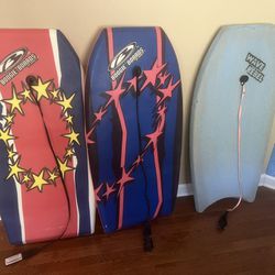 Morey 42.5” Boogie Boards (3) $85