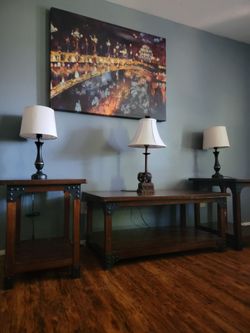 3 tables 3 lamps