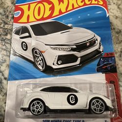 Hot Wheels Nightspeed 3/10 2018 Honda Civic Type R 11/250 White