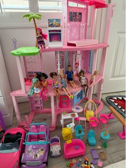 Barbie house and accessories