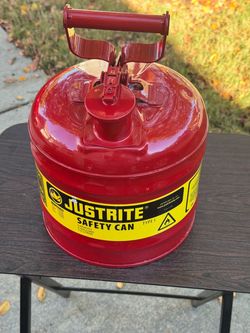 Justrite 5 gal. safety can