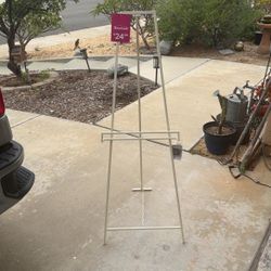 Decorative Easel. 60” Tall 