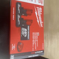 Milwaukee M2 5AH X2 With Charger