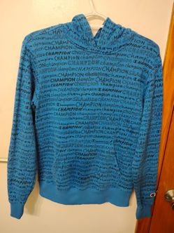 Champion Authentic Athletic Wear All-Over Print Hoodie – Size L