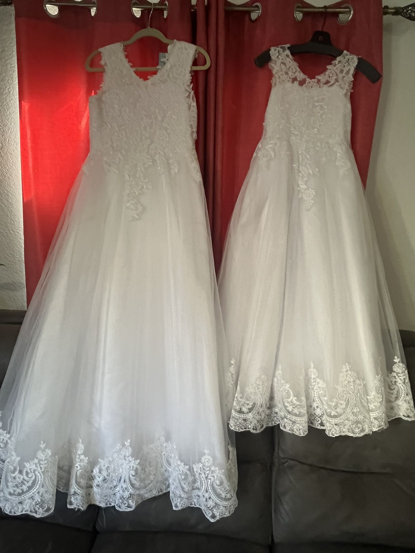 2 Flower Girl Dresses