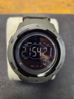 Olive green tactical watch
