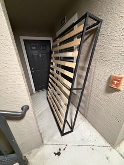 FREE Full Size Bed Frame, Mattress and Foam Topper