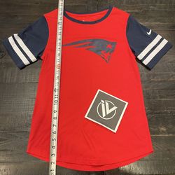 Nike New England Patriots NFL DriFit Jersey Shirt Womens SIZE Medium