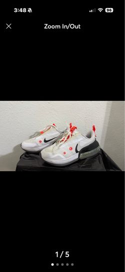 Nike Air Max White / Neon Sneakers – Size 6.5