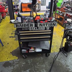 Blue Point Sliding Top Tool Cart