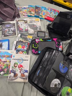 Wii console Game cube console Gameboy and games