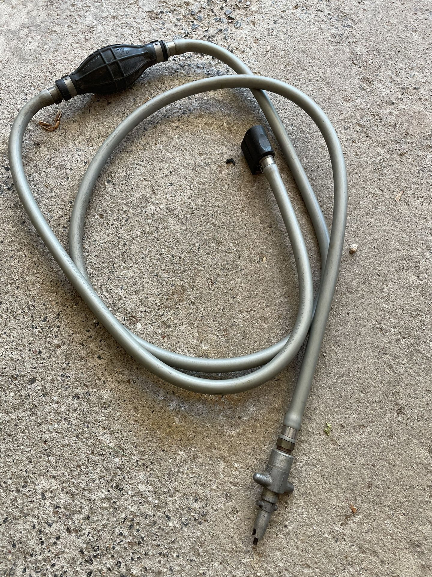 Boat Fuel Line And Quick Silver 6.6 Gallon Tank