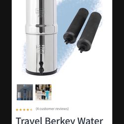 Berkey Water Filter With Extra Filters